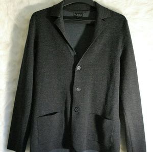 Emi Maglia large wool cardigan blazer